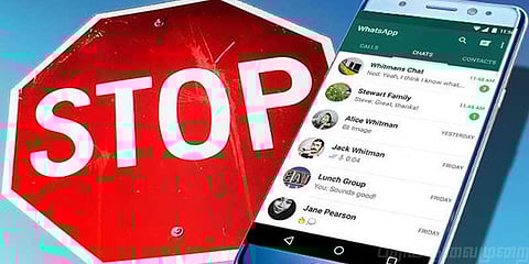 இந்த போன்களில் வாட்ஸ் அப் விரைவில் வேலை செய்யாது !