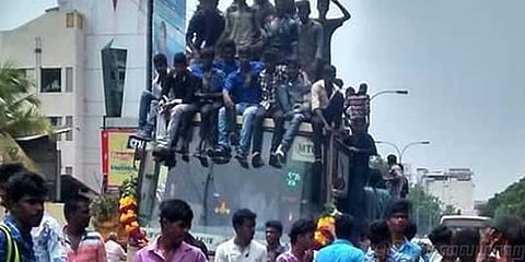 சென்னையில் 7 கல்லூரி மாணவர்கள் மீது வழக்குப்பதிவு !