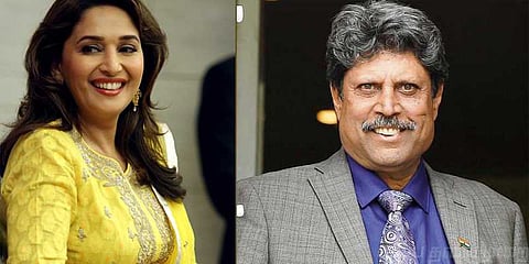 கபில் தேவையும், மாதுரி தீக்ஷித்தையும் எம்.பி.யாக்க பாஜக திட்டம் !