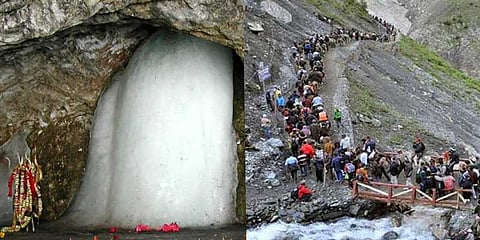 பனி லிங்க தரிசனம் ! அமர்நாத் யாத்திரை தொடங்கியது