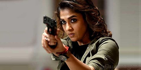 துப்பாக்கியும் துரத்தலும் நயன்தாராவின் 'வேற லெவல்' !