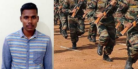 போலிச் சான்றிதழ் மூலம் ராணுவத்தில் சேர்ந்தவர் கைது