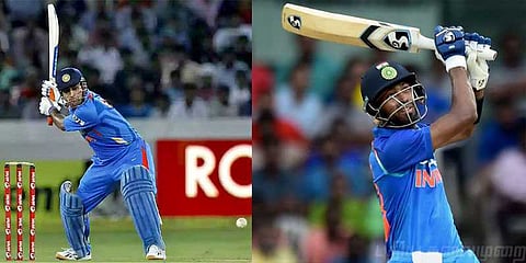 தோனி மட்டுமா..? நானும் அடிப்பேன் - பாண்ட்யாவின் ஹெலிகாப்டர் ஷாட்