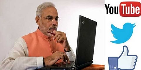 சமூக வலைதளங்களில் இளைஞர்கள் சுதந்திரமாக கருத்து தெரிவிப்பது பிடித்திருக்கிறது - பிரதமர் மோடி