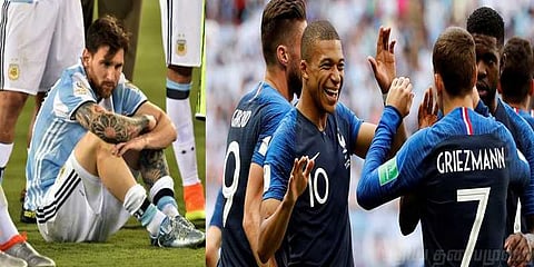 அதிர்ச்சியில் உறைந்த அர்ஜென்டினா ரசிகர்கள் - கோல் மழை பொழிந்த பிரான்ஸ்