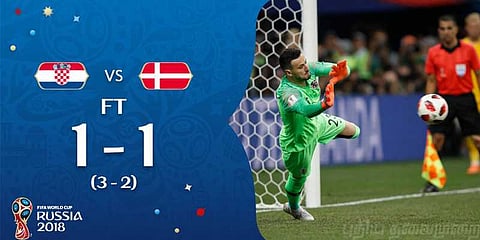 இன்னொரு 'ஹார்ட் அட்டாக்' போட்டி ! குரோஷியா வெற்றி