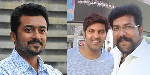 சூர்யாவுடன் இணைந்த ஆர்யா: ‘சூர்யா37’ அப்டேட்