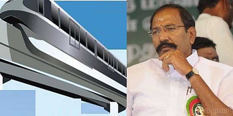 மோனோ ரயில் கொள்கை அளவில் நிறுத்தம் - அமைச்சர் தங்கமணி
