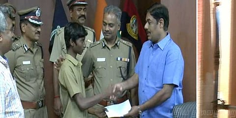 செயின் திருடனை மடக்கிப் பிடித்த இளைஞருக்கு டிவிஎஸ் கம்பெனியில் வேலை