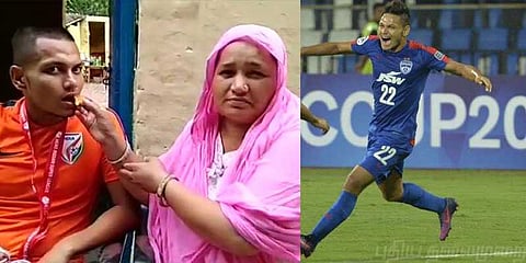 இந்திய கால்பந்து அணியில் இடம் பிடித்த பியூன் மகன் - தடைகளை தாண்டி சாதித்த ரொனால்டோ ரசிகர்