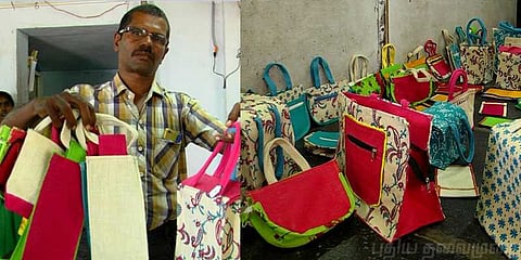 பிளாஸ்டிக் பைகளுக்கு 'டாடா' ! வரவேற்போம் சணல் பைகளை !