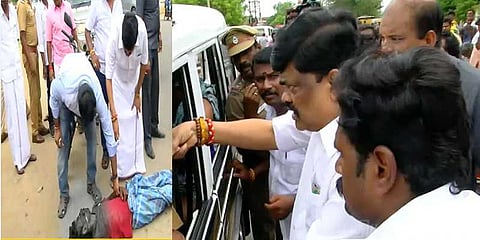 உயிருக்கு போராடியவர்களை மீட்ட அமைச்சர் ராஜேந்திர பாலாஜி