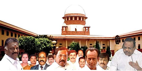 எம்எல்ஏக்களை தகுதி நீக்கக்கோரும் வழக்கு: சபாநாயகருக்கு நோட்டீஸ்