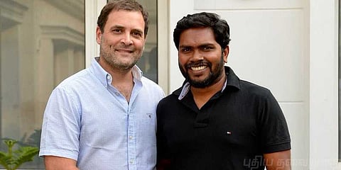 ரஞ்சித்திடம் அரசியல் பேசினேன் ! ராகுல் காந்தி 'டீவிட்'