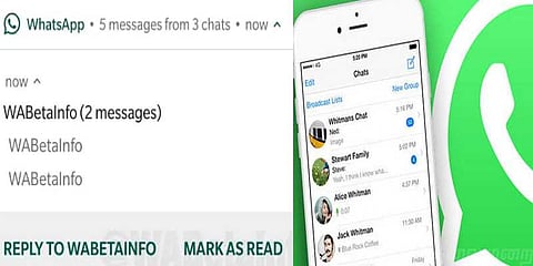 வாட்ஸ்அப்-பை திறக்காமல் செய்தியை படிக்கலாம் - புதிய அப்டேட்