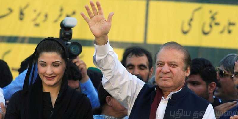 பாக். விமானநிலையத்தில் நவாஸ் ஷெரிப் அதிரடி கைது