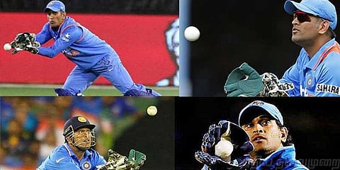 தோனியின் தலையில் மற்றொரு மகுடம் - 300 கேட்ச் பிடித்து சாதனை