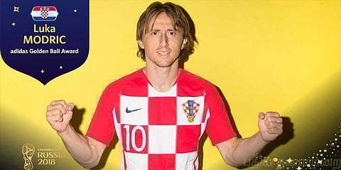 இனி எல்லாம் லூகா மோட்ரிச் ! 'கோல்டன் பால்' விருதை வென்றார்