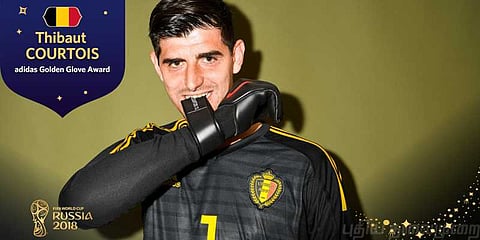 பெல்ஜியம் கோல் கீப்பர் கைகளுக்கு 'கோல்டன் கிளவ்' !