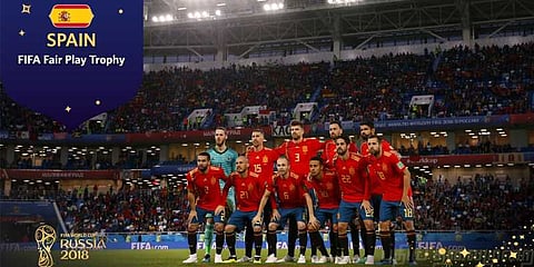 ரொம்ப நியாயமா விளையாடினவங்க இவங்கதான் ! ஸ்பெயினுக்கு அவார்டு