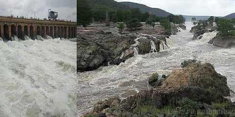 காவிரியில் வெள்ளம் ! நீர்வரத்து ஒரு லட்சம் கன அடியாக அதிகரிப்பு