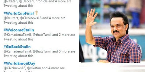 #WelcomeStalin vs #GoBackStalin : தெறிக்கும் ட்விட்டர் யுத்தம்