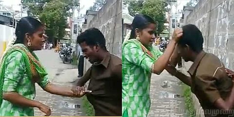 'தென்றல் புயல் ஆனது' கணவரை அடித்து துவம்சம் செய்த மனைவி