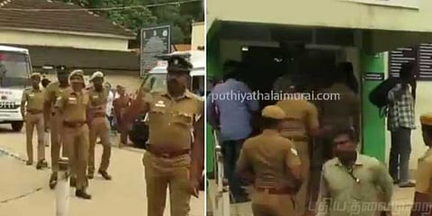 காவலரை கத்தியால் குத்திய ரவுடிகள் !