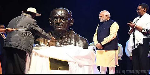 கும்ப மேளாவுக்கு வாருங்கள் ! உகாண்டா இந்தியர்களுக்கு பிரதமர் அழைப்பு