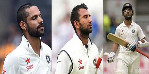 பயிற்சி ஆட்டம் - விக்கெட்கள் இழந்து திணறும் இந்திய வீரர்கள்