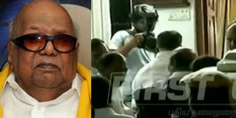 கருணாநிதி இல்லத்துக்கு ஓபிஎஸ், தமிழக அமைச்சர்கள் வருகை