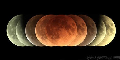 நூற்றாண்டின் நீண்ட நேர சந்திர கிரகணம் இன்று...!