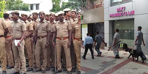 காவேரி மருத்துவமனையில் பலத்த பாதுகாப்பு : குவிக்கப்பட்ட போலீஸ்