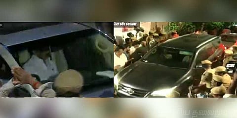 மருத்துவமனையில் இருந்து புறப்பட்டார் ஸ்டாலின் - தொண்டர்கள் கலைந்து செல்ல வேண்டுகோள்