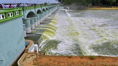 வேதாரண்யம் கடைமடையில் காவிரி - விவசாயிகள் மகிழ்ச்சி