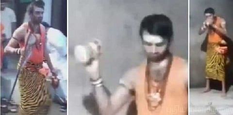 சிவபெருமான் வேடத்தில் லாலு மகன் வழிபாடு - வைரலாகும் படம்