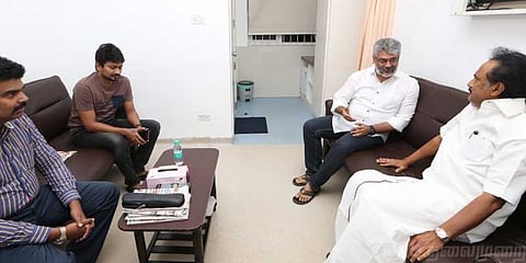 கருணாநிதியை நலம் விசாரித்தார் அஜித்