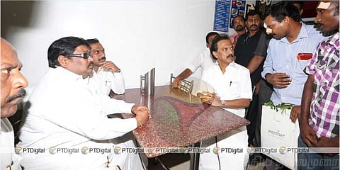 பிரியாணி கடை தாக்குதல்: நேரில் நலம் விசாரித்தார் ஸ்டாலின்