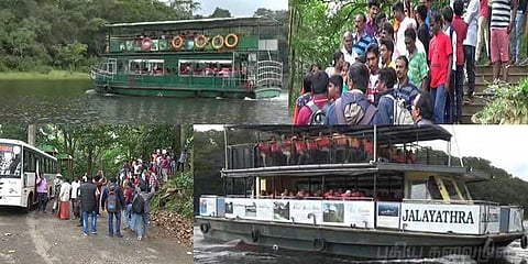 மனதுக்கு இதமான தேக்கடியில் குவிந்த சுற்றுலா பயணிகள்