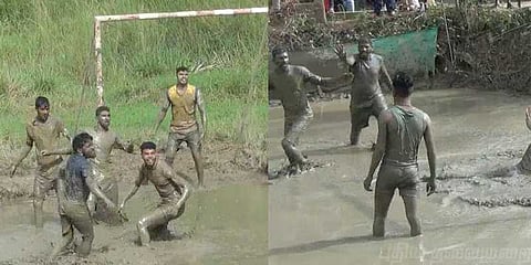 தமிழகத்தில் பிரபலமாகும் சேற்றில் ஆடும் கால்பந்து: ஆர்வம் காட்டும் இளைஞர்கள்..!