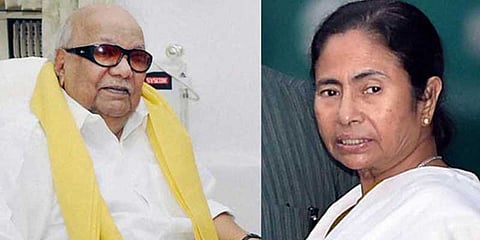 கருணாநிதி உடல்நிலை: சென்னை வருகிறார் மமதா பானர்ஜி