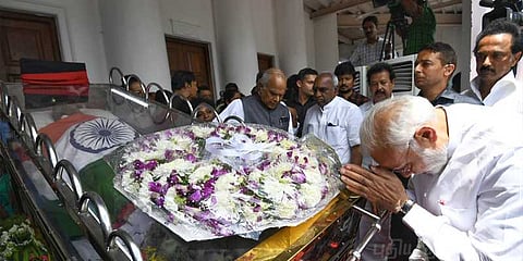 கோடானு கோடி மக்களின் இதயத்தில் வாழ்வார் கருணாநிதி: பிரதமர் மோடி