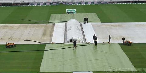 2வது டெஸ்ட் : மழையால் தாமதமானது டாஸ்