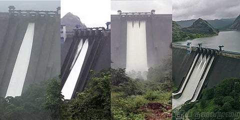 இடுக்கி அணையில் முதல் முறையாக 5 மதகுகளும் திறப்பு!