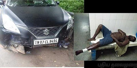 கவனக்குறைவால் விபத்து : விக்ரம், துருவ் நற்பணி மன்றம்