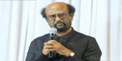 “கருணாநிதிக்கு மெரினாவில் இடம் கொடுத்திருக்காவிட்டால்...” - ரஜினிகாந்த் ஆவேசம்