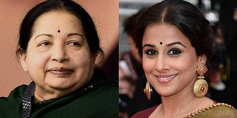 ஜெயலலிதா வேடத்தில் வித்யா பாலன்?