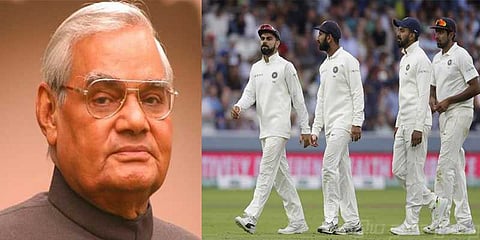 கோலி டீம் வாஜ்பாய்க்கு இரங்கல்