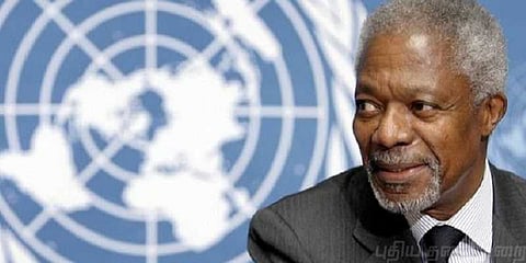 ஐ.நா முன்னாள் பொதுச் செயலாளர் கோபி அன்னான் மறைவு