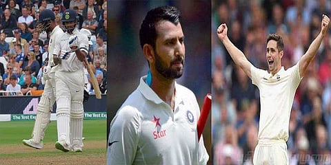 மிரட்டிய வோக்ஸ் - மீண்டும் சொதப்பிய இந்திய வீரர்கள்